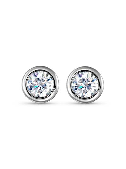Fine 14K Gold & Lab-Grown Diamond Studs