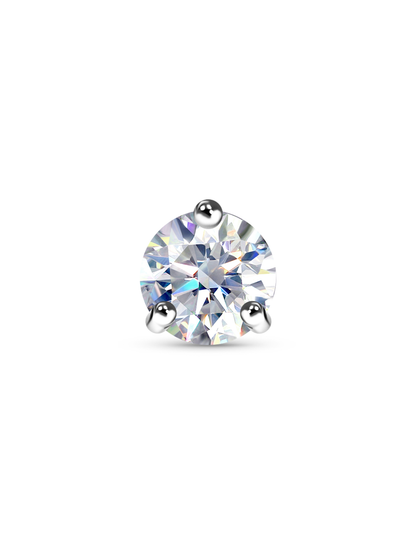 14K Solid Gold & Lab-Grown Diamond Mini Single Stud