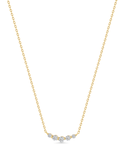 Fine 14K Gold & Lab-Grown Diamond Eye Pendant Necklace