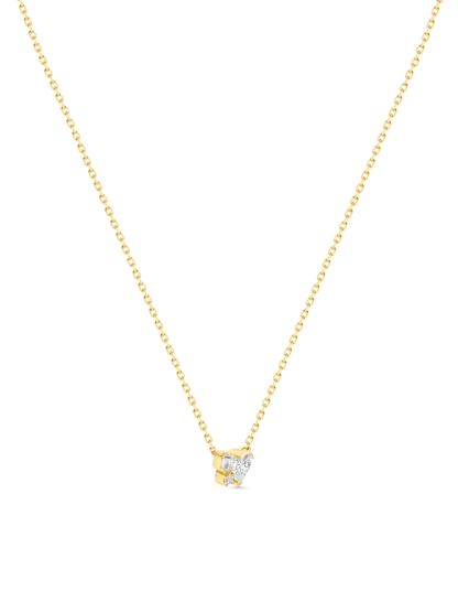 Fine 14K Gold & White Topaz Cluster Necklace