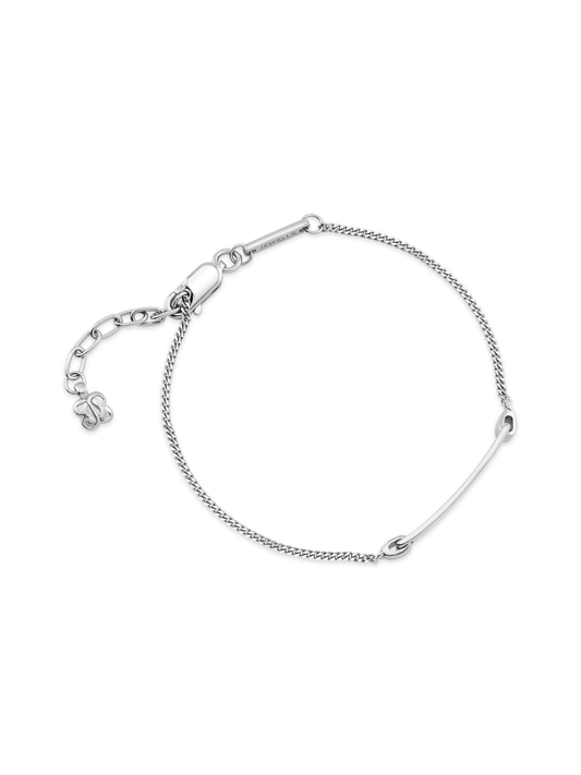 Bar Bracelet in Silver