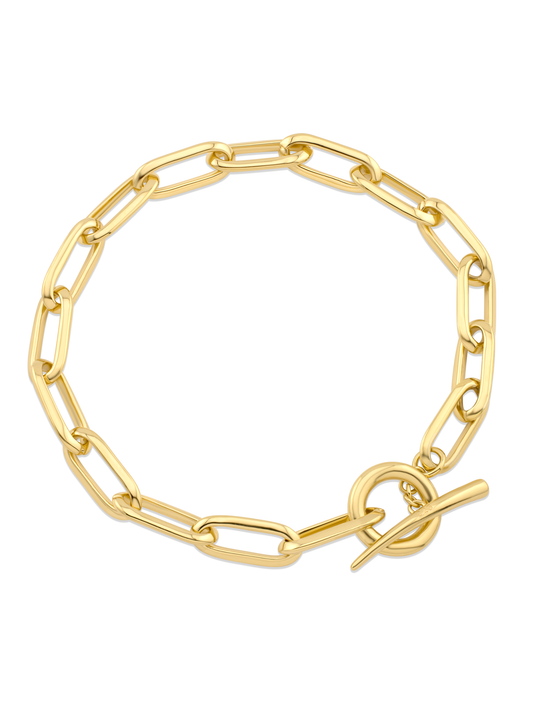 Tusk Chain Bracelet In Gold
