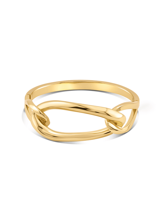 Link Hinge Bracelet In Gold