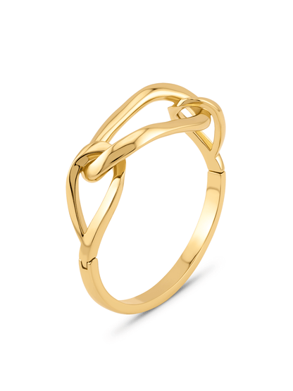 Link Hinge Bracelet In Gold
