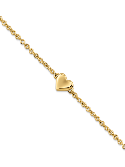 Hearts Toggle Bracelet In Gold