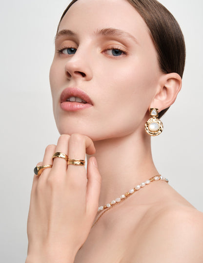 Aurum Split Ring In Gold