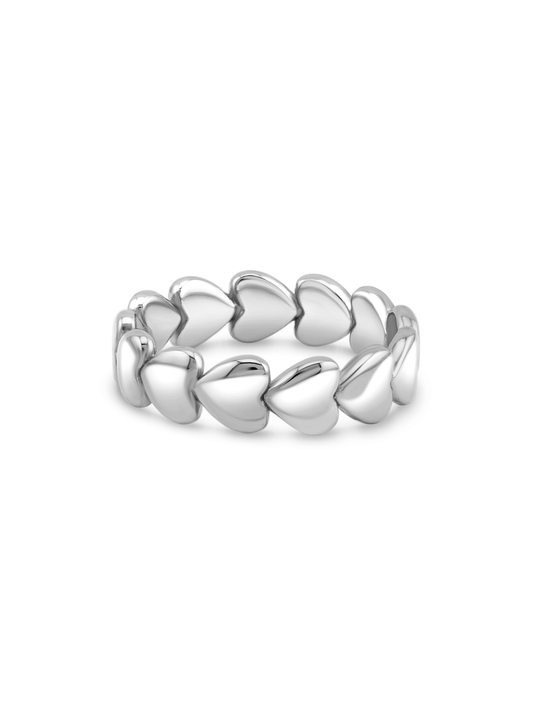 Heart Ring In Silver