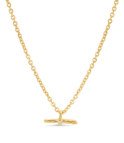 Amulet T-Bar Necklace In Gold