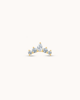 14K Gold & Lab-Grown Diamond Graduated Piercing Stud