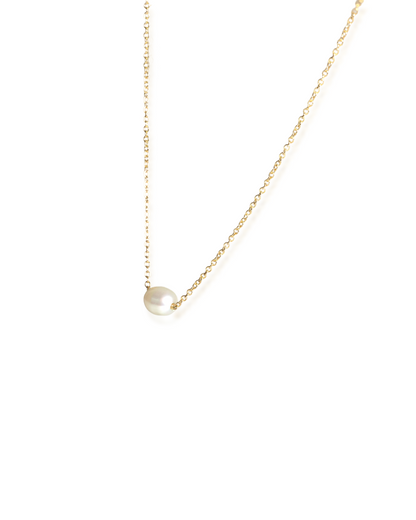 Fine 14K Gold & Freshwater Pearl Chain Necklace