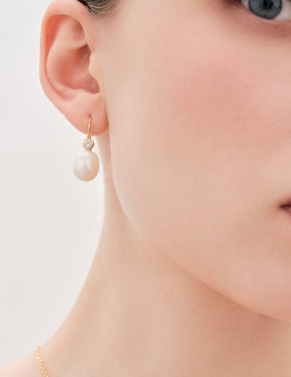 925 Fw Pearl Hook Drop Er