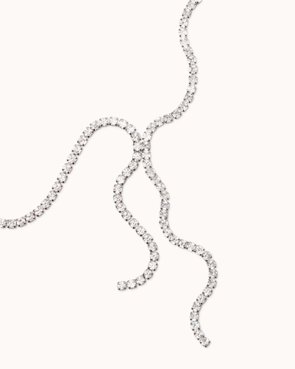 Crystal Lariat Necklace