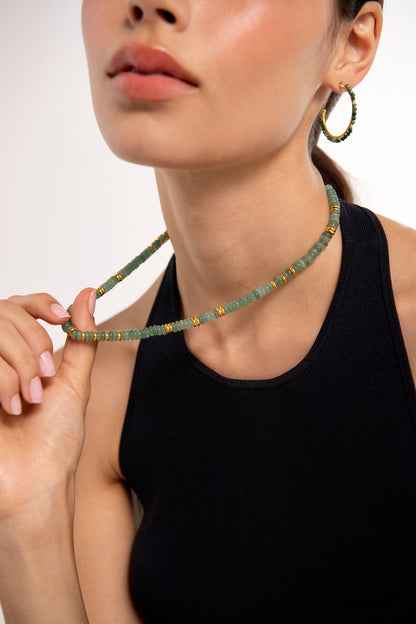 Semi-Precious Shell Necklace