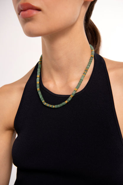 Semi-Precious Shell Necklace
