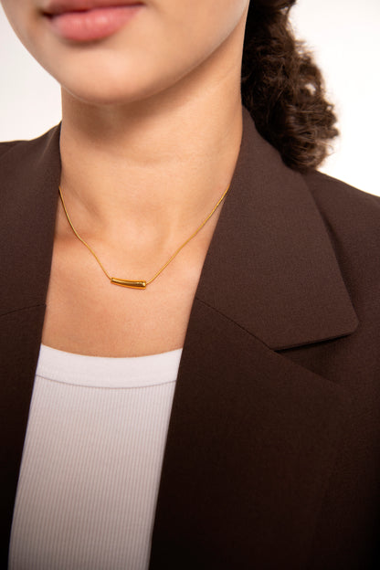 Long Bean Necklace