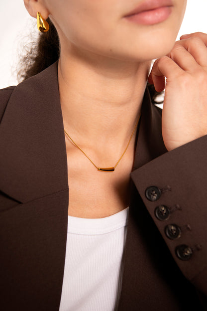 Long Bean Necklace