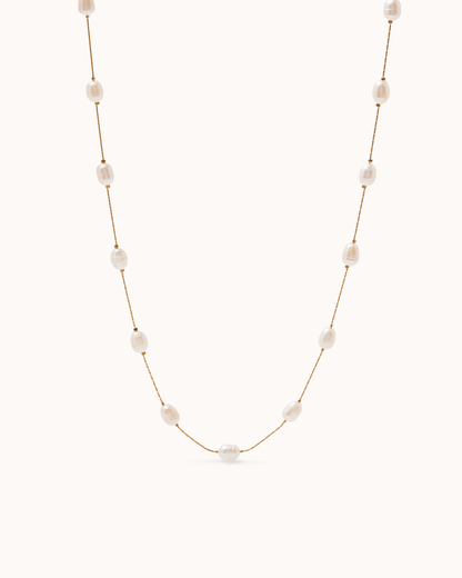Pearl Ball Chain Necklace