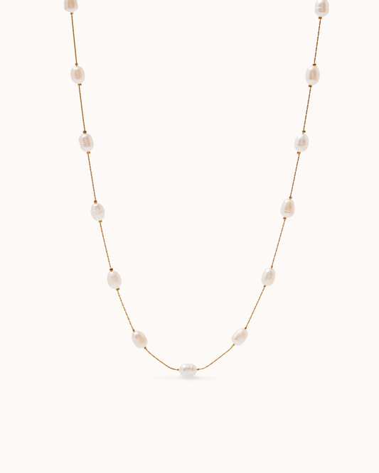 Pearl Ball Chain Necklace