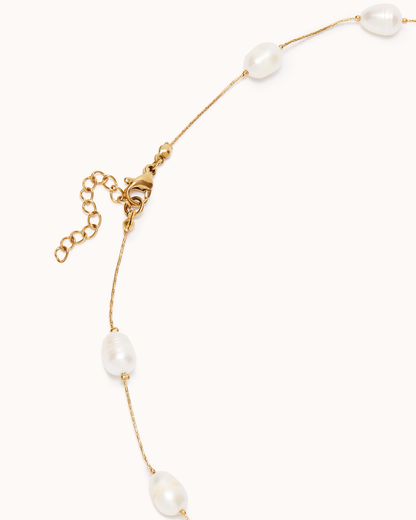 Pearl Ball Chain Necklace