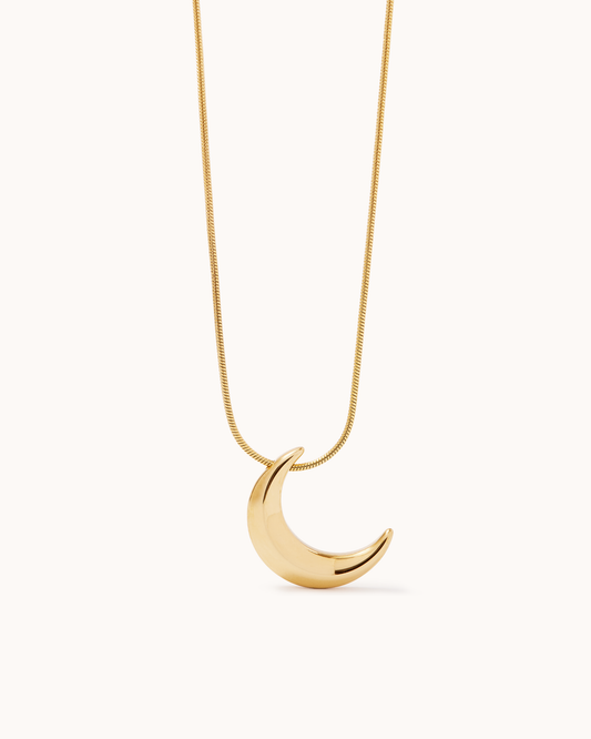 Moon Pendant Necklace