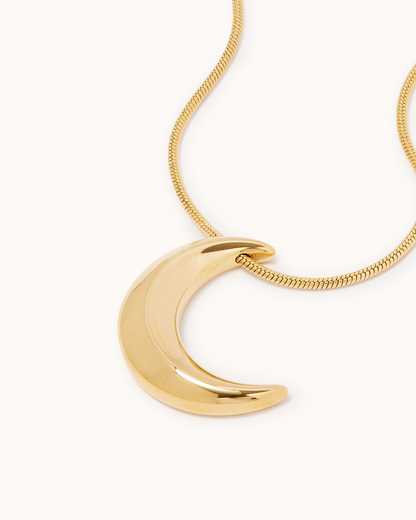 Moon Pendant Necklace