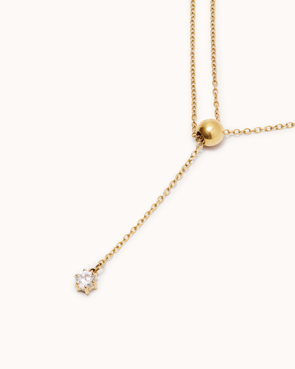 Double Adjustable Lariat Necklace