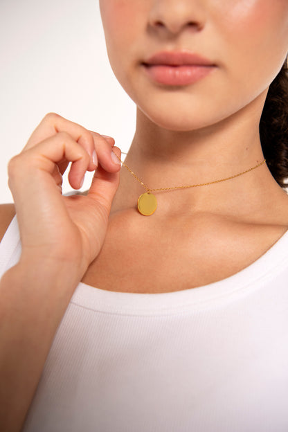 Circle Pendant Necklace