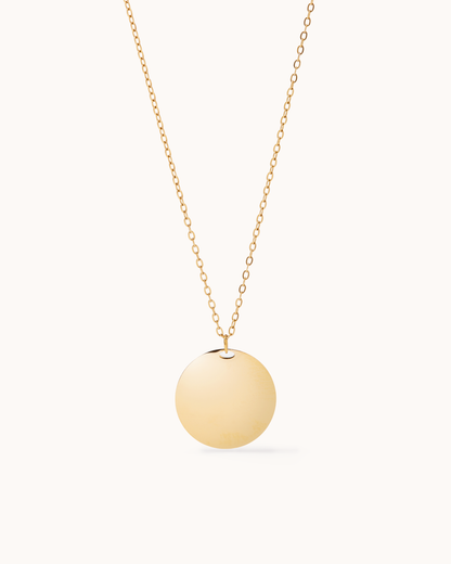 Circle Pendant Necklace