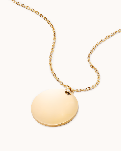 Circle Pendant Necklace