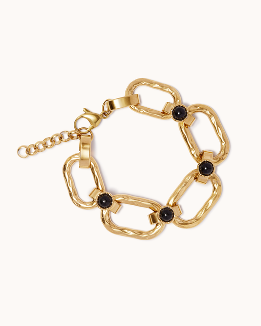 Chunky Stone Chain Bracelet