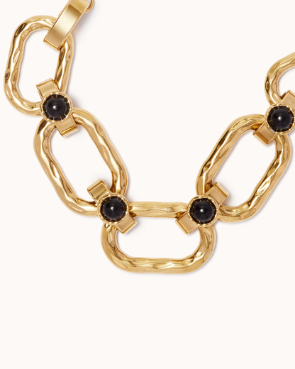 Chunky Stone Chain Bracelet