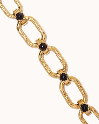 Chunky Stone Chain Bracelet