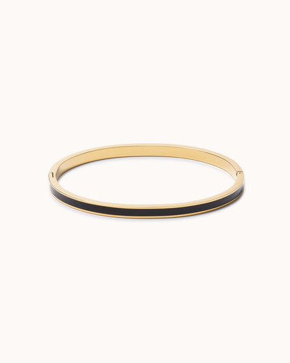 Oval Enamel Bangle