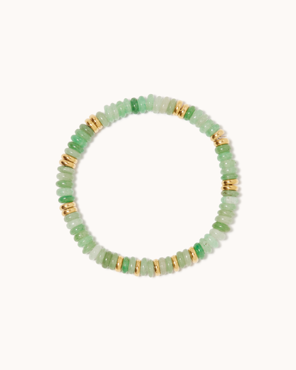Semi-Precious Shell Stretch Bracelet