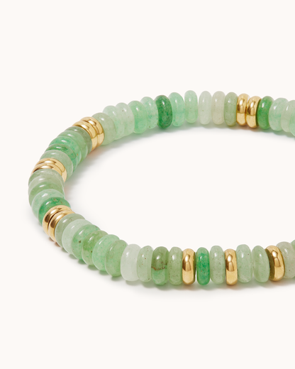 Semi-Precious Shell Stretch Bracelet