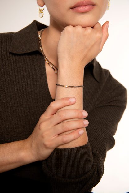 Bead & Pearl Bracelet