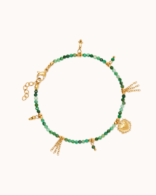 Semi-Precious Charm Bracelet