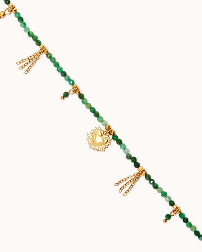 Semi-Precious Charm Bracelet