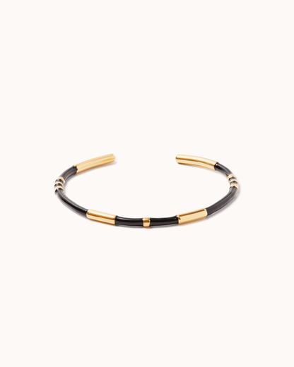 Enamel Bamboo Cuff