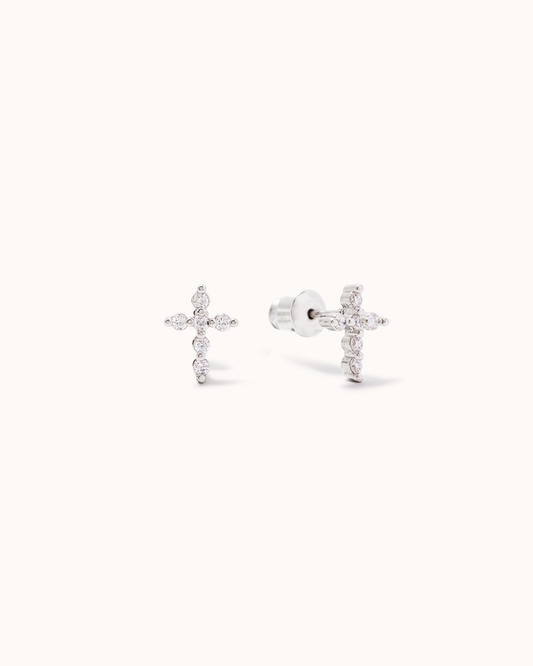 Small Cross Studs