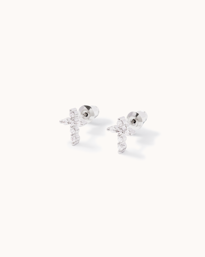 Small Cross Studs