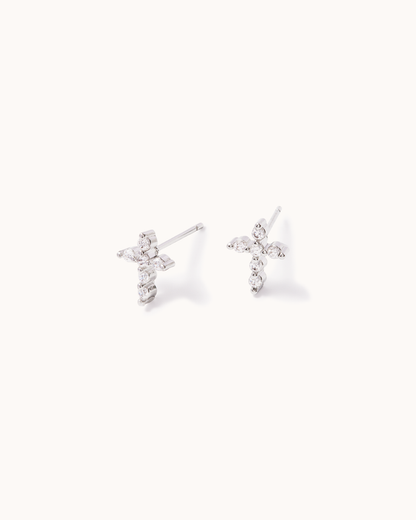 Small Cross Studs