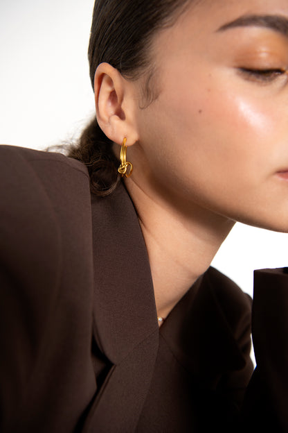 Bow Stud Hoops
