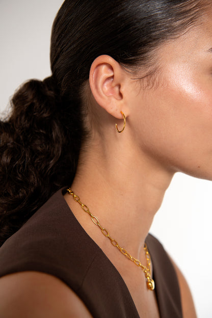 Small Hoops in Gold