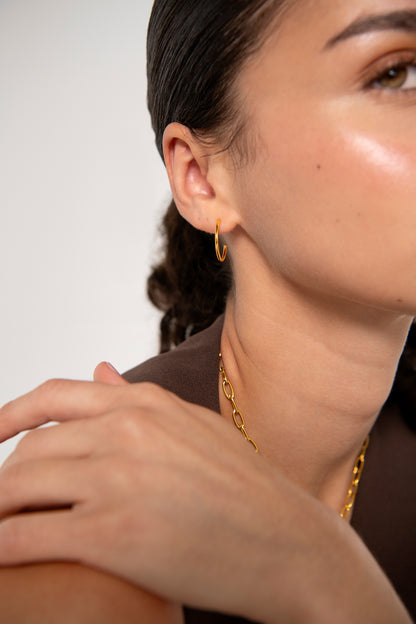 Small Hoops in Gold