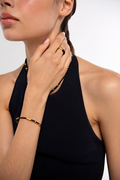 Square Enamel Ring