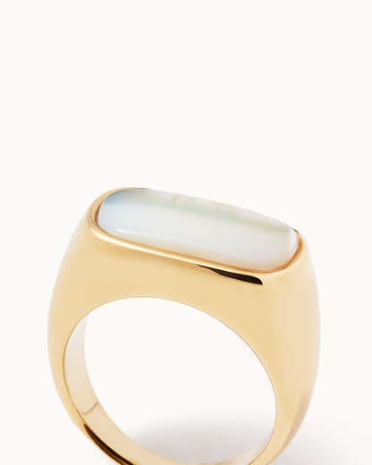 Chunky Moonstone Ring
