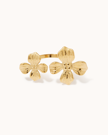 Double Flower Ring