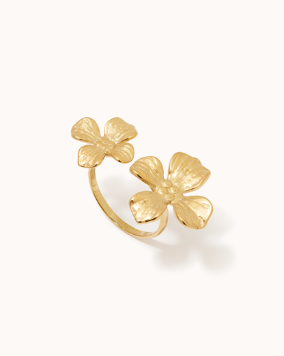 Double Flower Ring