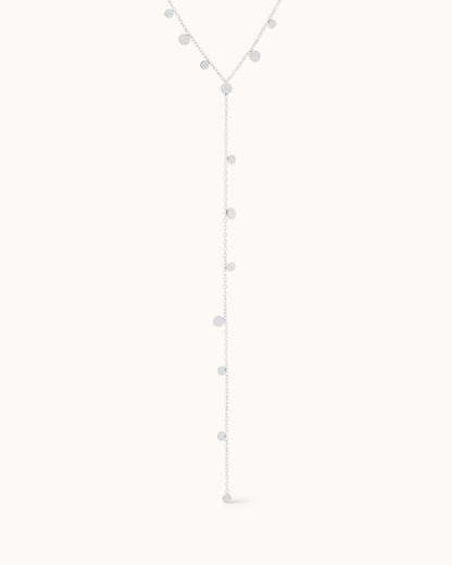 Circle Y-Shaped Chain Necklace